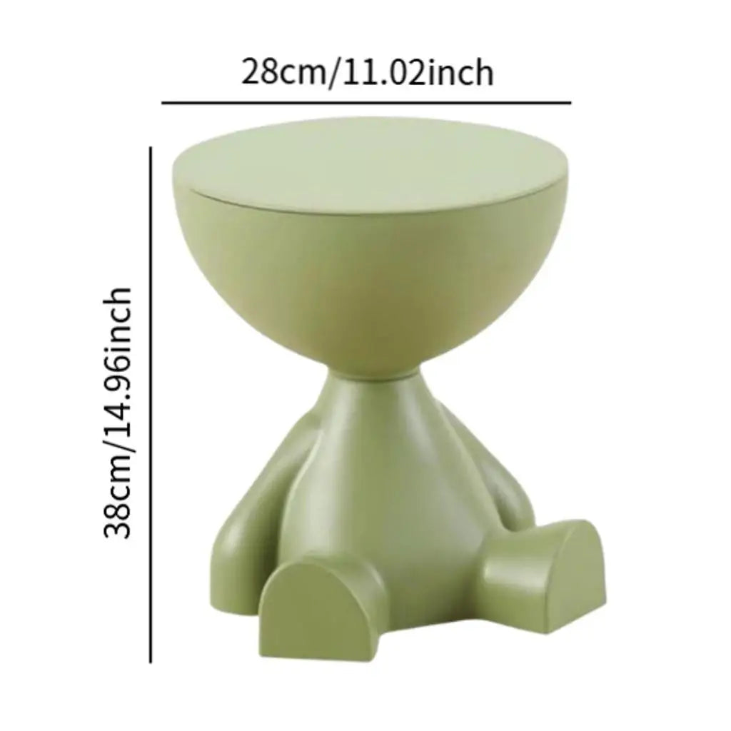Light Luxury Cartoon Sofa Coffee Table Edge Table Creative Flat Head Small Household Plastic Coffee Table Furniture Side Table