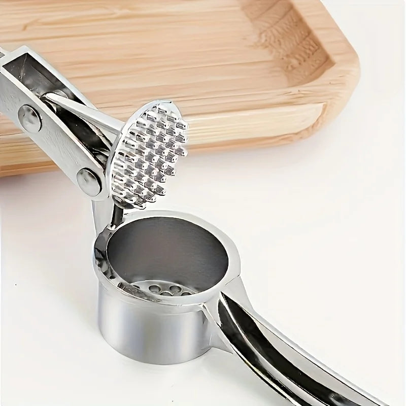 1PC Garlic Press Crusher Mincer Kitchen Stainless Steel Garlic Smasher Squeezer Manual Press Grinding Tool Kitchen Accessories