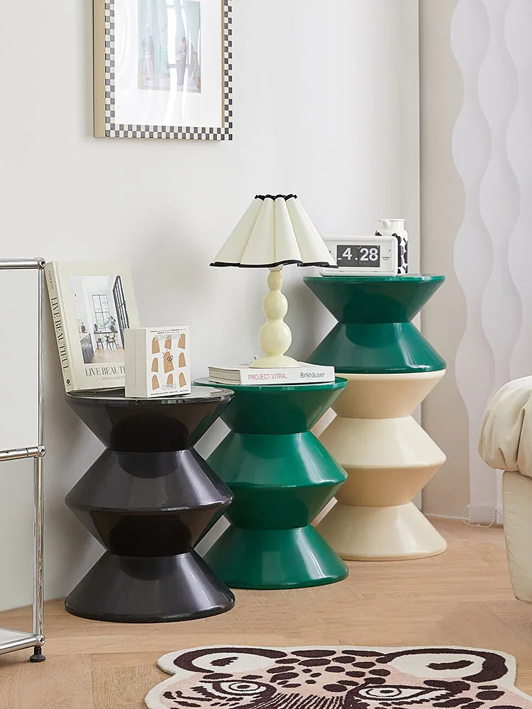 Round Plastic Coffee Table,Nordic Home Furniture,Living Room Sofa Side Tables,Hallway Shoes Stool,Balcony Small Desk,Nightstands