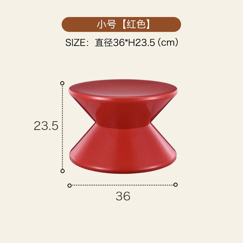 Round Plastic Coffee Table,Nordic Home Furniture,Living Room Sofa Side Tables,Hallway Shoes Stool,Balcony Small Desk,Nightstands