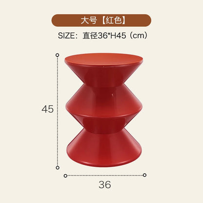 Round Plastic Coffee Table,Nordic Home Furniture,Living Room Sofa Side Tables,Hallway Shoes Stool,Balcony Small Desk,Nightstands