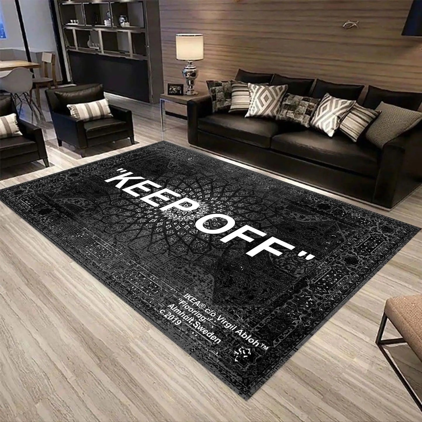 Gray Modern Classic Modern Keep Off Carpet Patterned Home Decor Modern Custom Carpet Fashion Decor Cool Rug Personalized Gifts