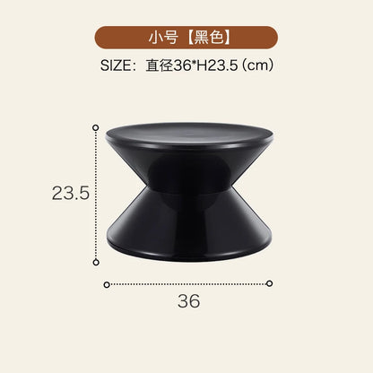 Round Plastic Coffee Table,Nordic Home Furniture,Living Room Sofa Side Tables,Hallway Shoes Stool,Balcony Small Desk,Nightstands