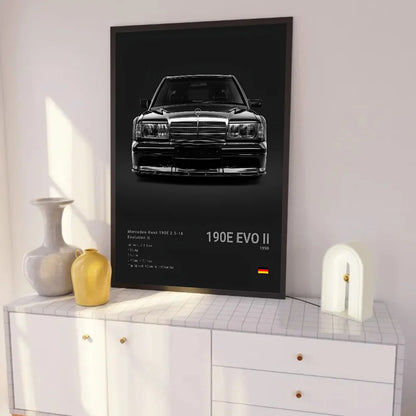 Black Famous Car M-Mercedes-B-Benz-AMG GT Poster Self-adhesive Art Waterproof Paper Sticker Coffee House Bar Room Wall Decor