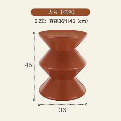 Round Plastic Coffee Table,Nordic Home Furniture,Living Room Sofa Side Tables,Hallway Shoes Stool,Balcony Small Desk,Nightstands