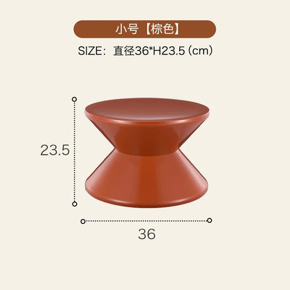Round Plastic Coffee Table,Nordic Home Furniture,Living Room Sofa Side Tables,Hallway Shoes Stool,Balcony Small Desk,Nightstands