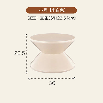 Round Plastic Coffee Table,Nordic Home Furniture,Living Room Sofa Side Tables,Hallway Shoes Stool,Balcony Small Desk,Nightstands