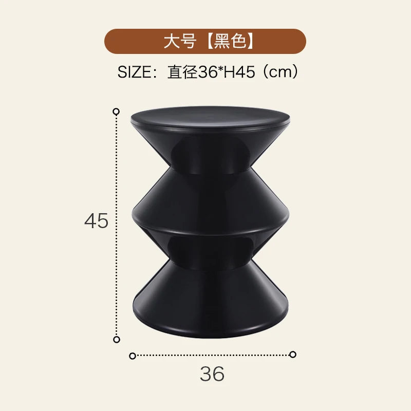 Round Plastic Coffee Table,Nordic Home Furniture,Living Room Sofa Side Tables,Hallway Shoes Stool,Balcony Small Desk,Nightstands