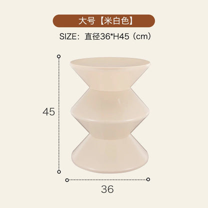 Round Plastic Coffee Table,Nordic Home Furniture,Living Room Sofa Side Tables,Hallway Shoes Stool,Balcony Small Desk,Nightstands