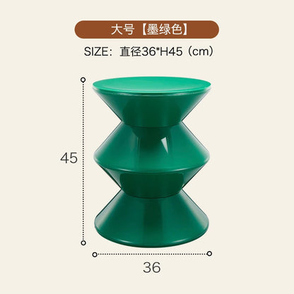 Round Plastic Coffee Table,Nordic Home Furniture,Living Room Sofa Side Tables,Hallway Shoes Stool,Balcony Small Desk,Nightstands