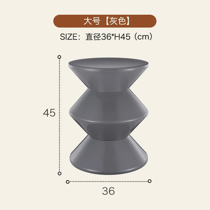 Round Plastic Coffee Table,Nordic Home Furniture,Living Room Sofa Side Tables,Hallway Shoes Stool,Balcony Small Desk,Nightstands