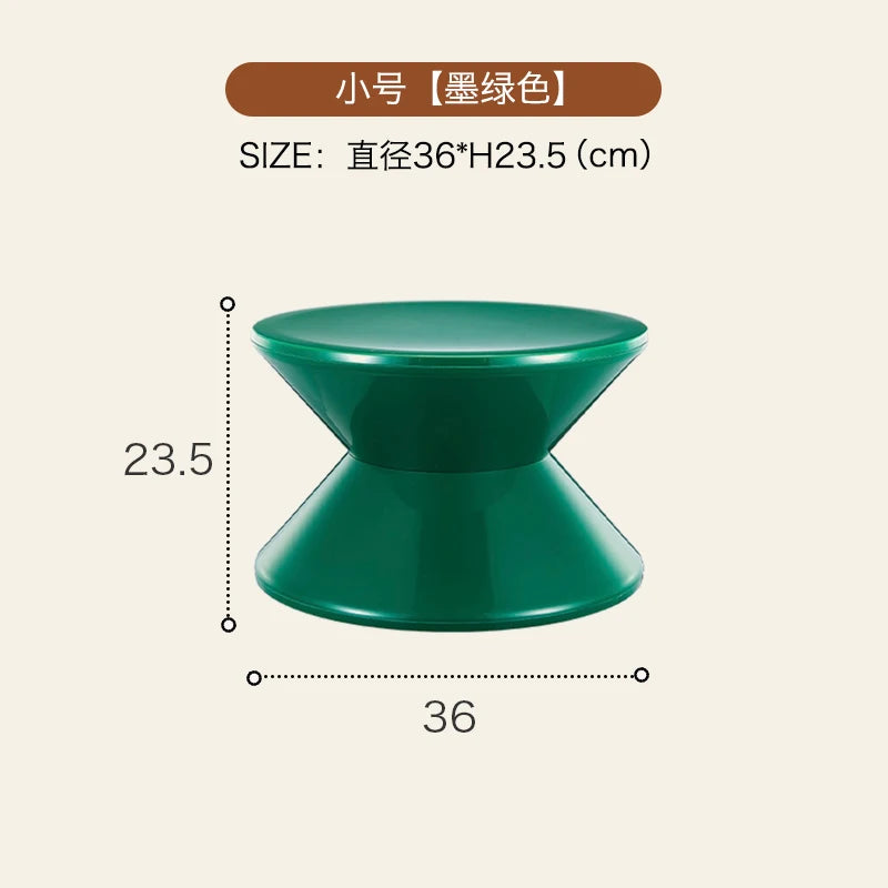 Round Plastic Coffee Table,Nordic Home Furniture,Living Room Sofa Side Tables,Hallway Shoes Stool,Balcony Small Desk,Nightstands